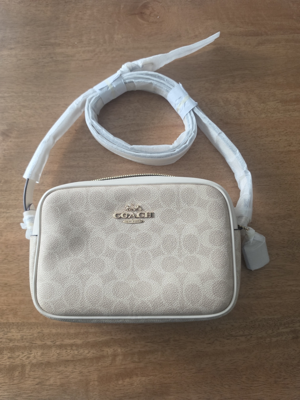 NWT Coach Medium Jamie Camera Crossbody Bag In Signature Canvas